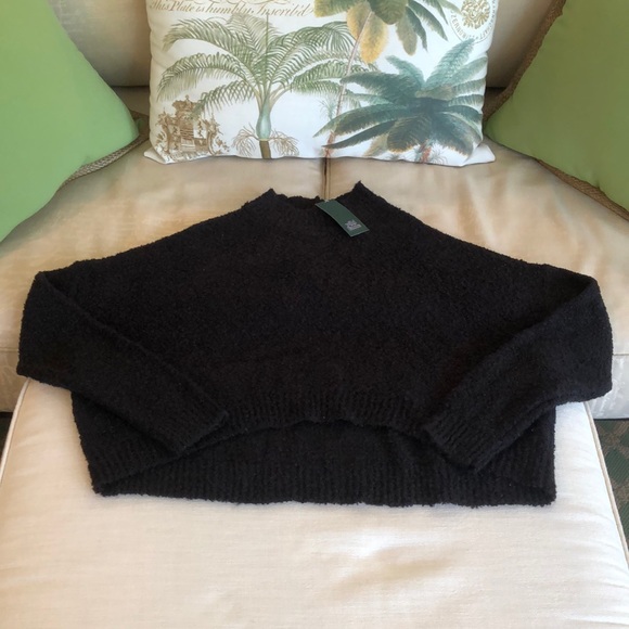 wild fable Sweaters - Wild Fable Oversized Cropped Mock Neck Pullover